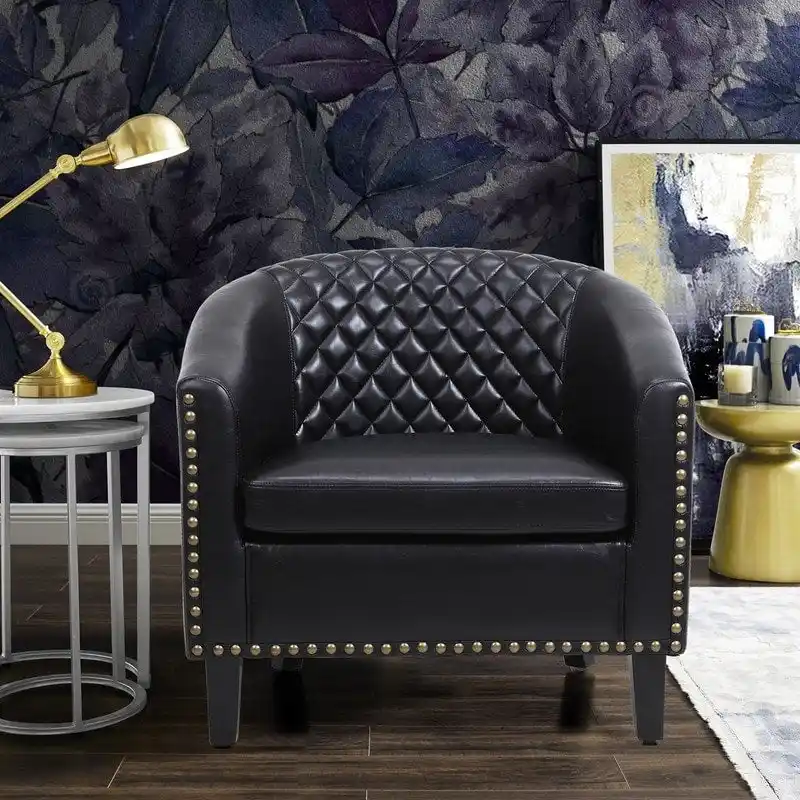COOLMORE accent Barrel chair living room chair