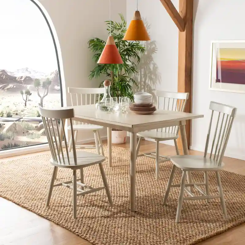 Spindle Back Farmhouse Dining Chair (Set of 2) - 21W x 21D x 36H