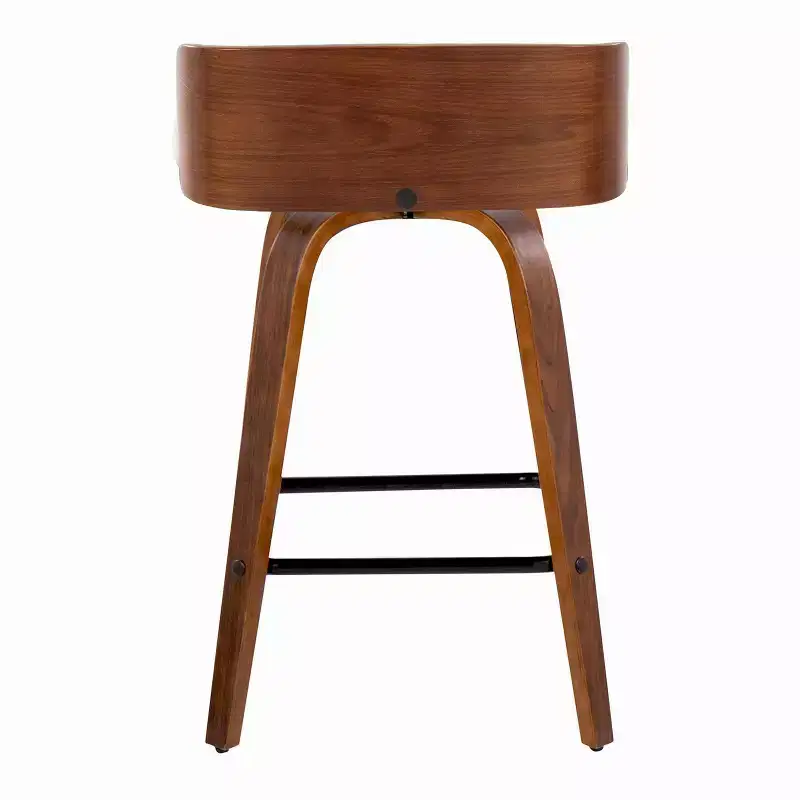 LumiSource Set of 2 26 Maya Swivel Counter Height Barstools