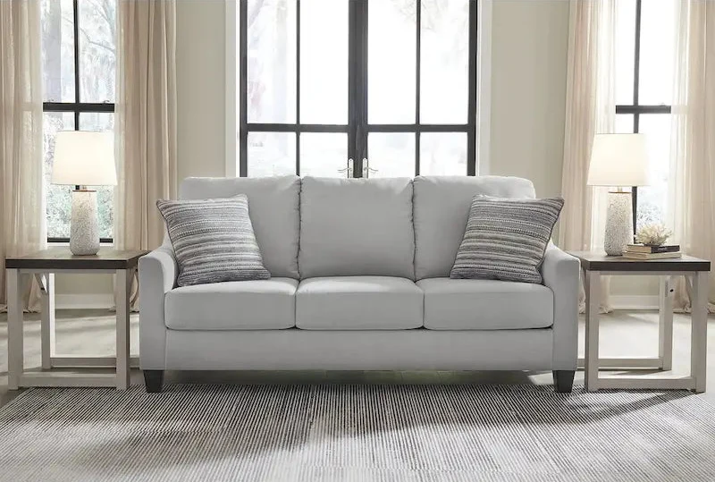 Adlai Light Gray Queen Sofa Sleeper - 80W x 39D x 40H