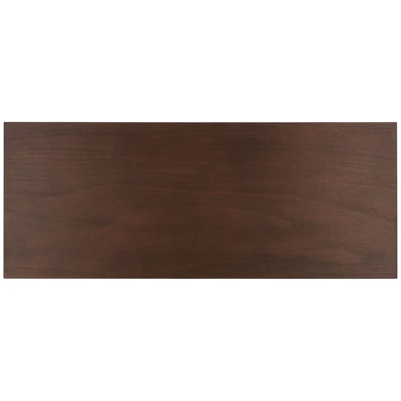Delsie Mid-Century 3-Drawer Desk