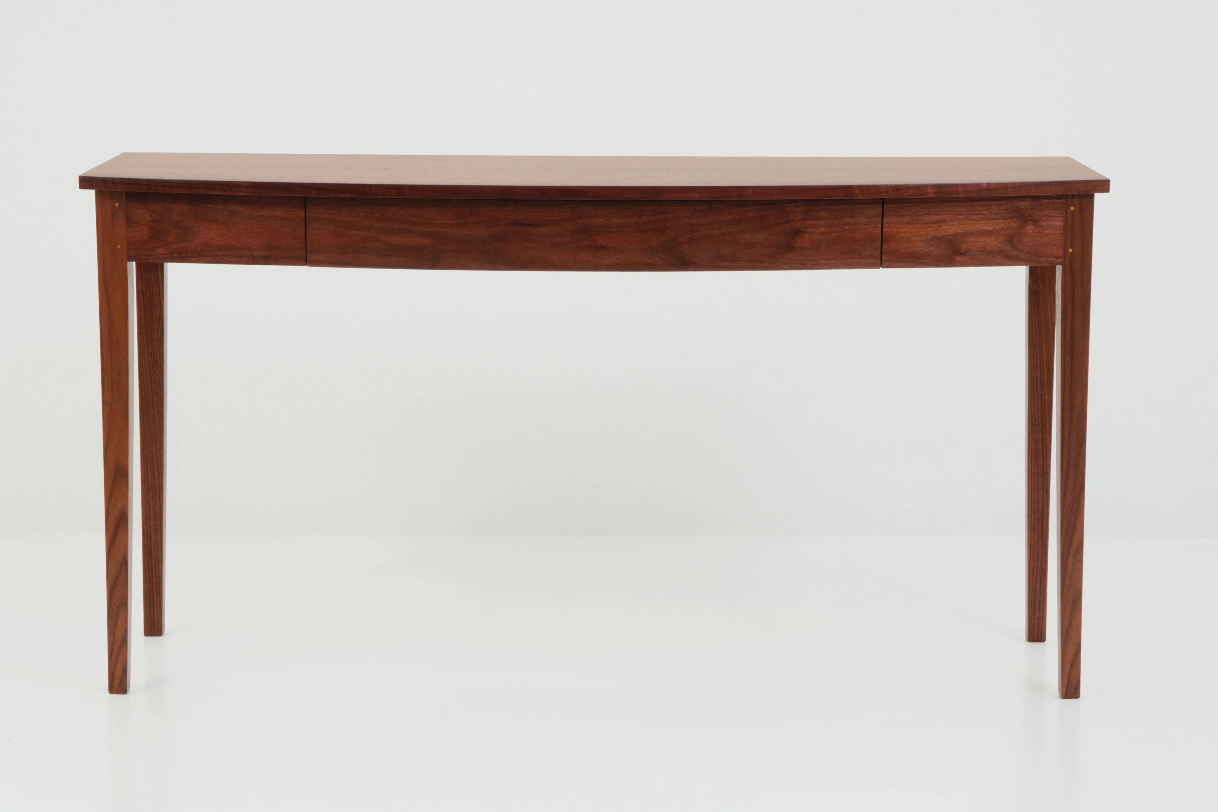 Bowfront Glove Table - The versatile Bowfront Table adds a graceful presence to any entryway, dining space, or bedroom.