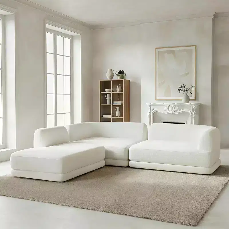 Christopher Knight Home Doyoung Modern 115 3-Piece L-Shaped Sectional Sofa