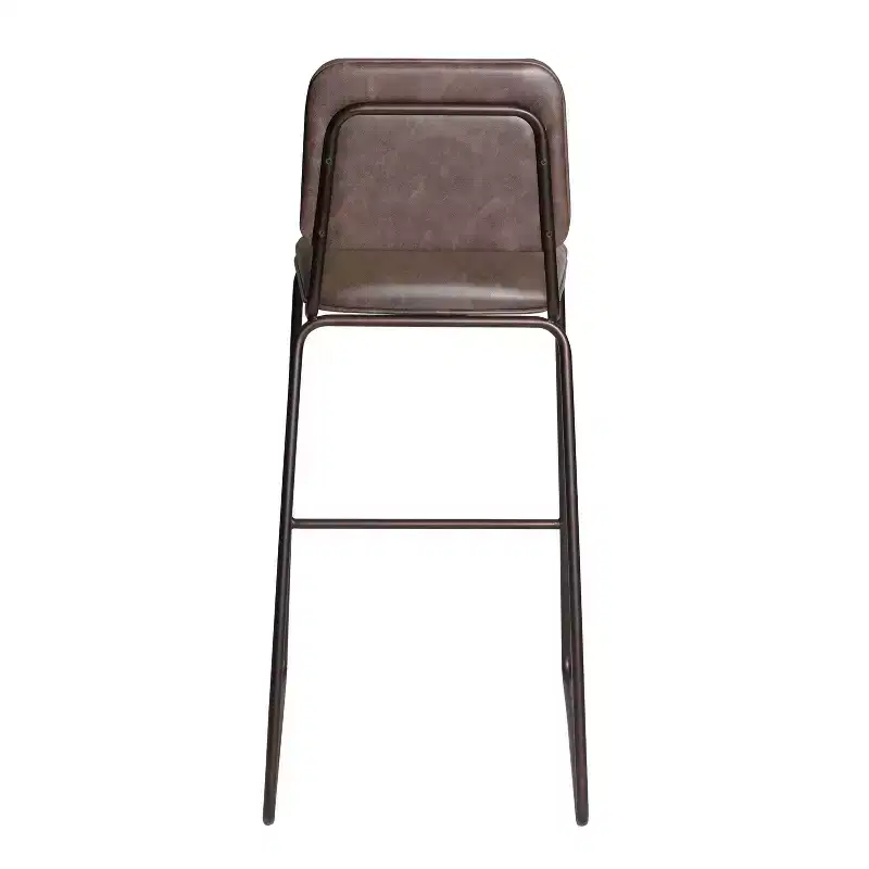 Mesa Barstools Cocoa Brown/Gunmetal - Steve Silver Co.