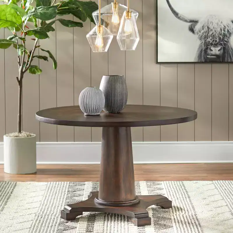 Buylateral Atwood Round Pedestal Base Dining