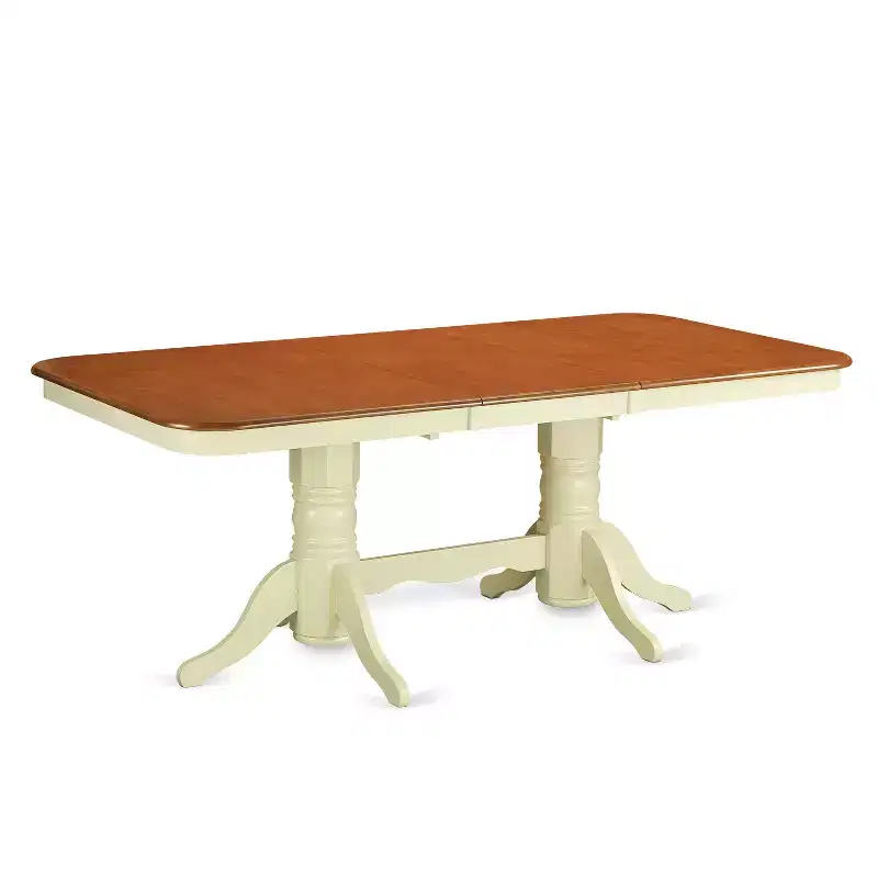 HomeStock rectangular round corner dining table