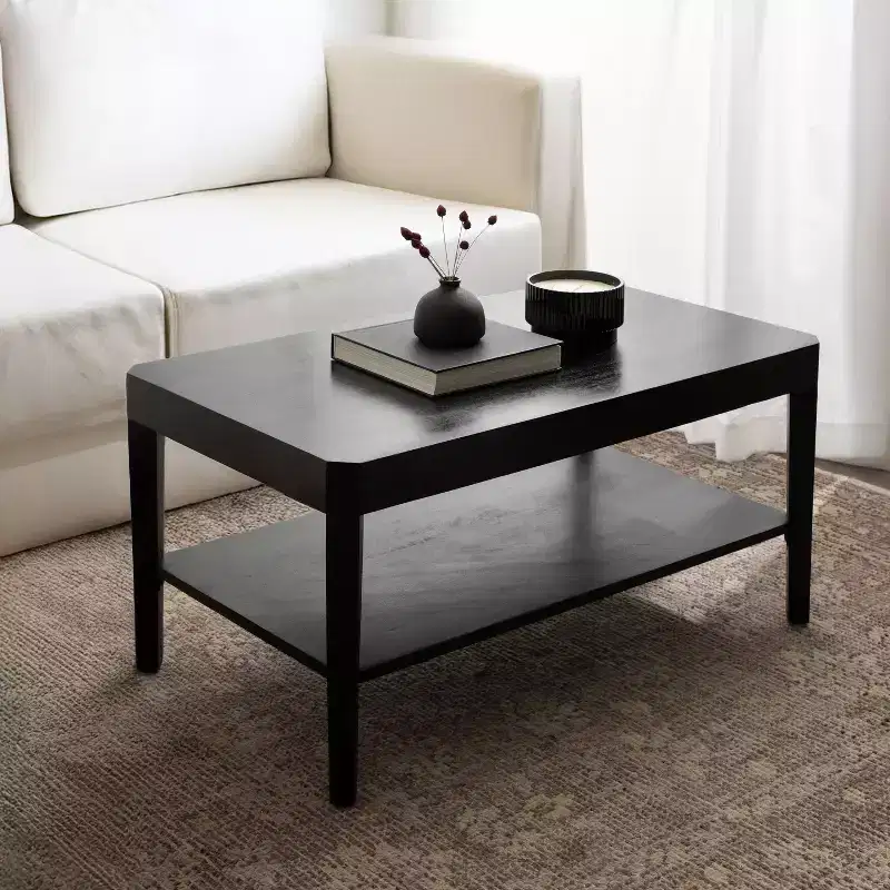 Rectangle Coffee Table, 36x20x18, Black