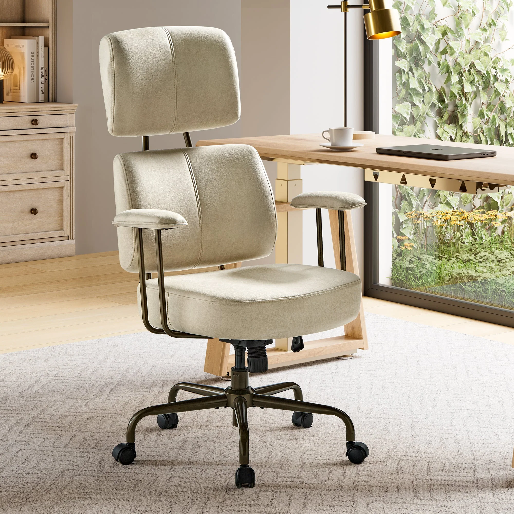 High Back Office Chair - Ultra Soft Cushion Adjustable