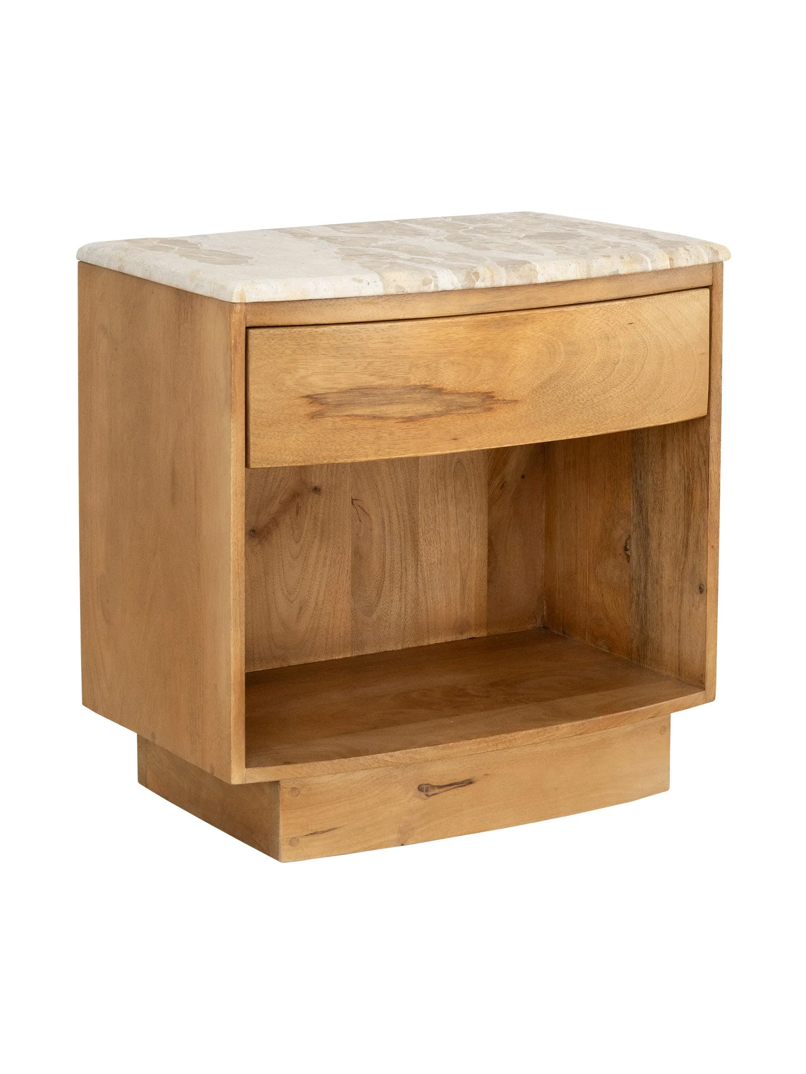 Modern Marble Nightstand for Bedroom