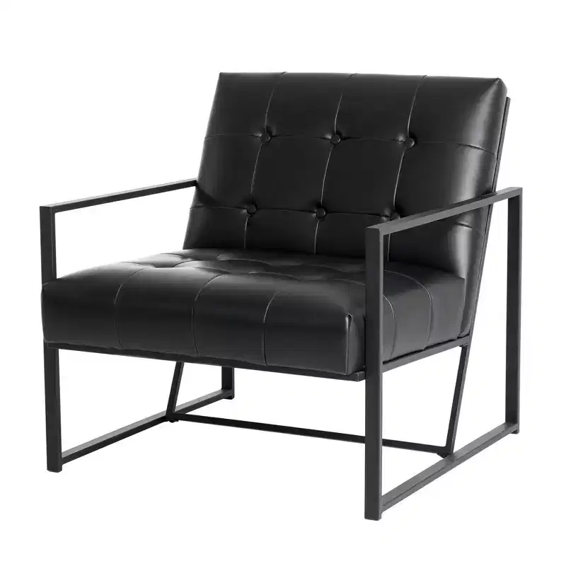 PU Leather Accent Chair