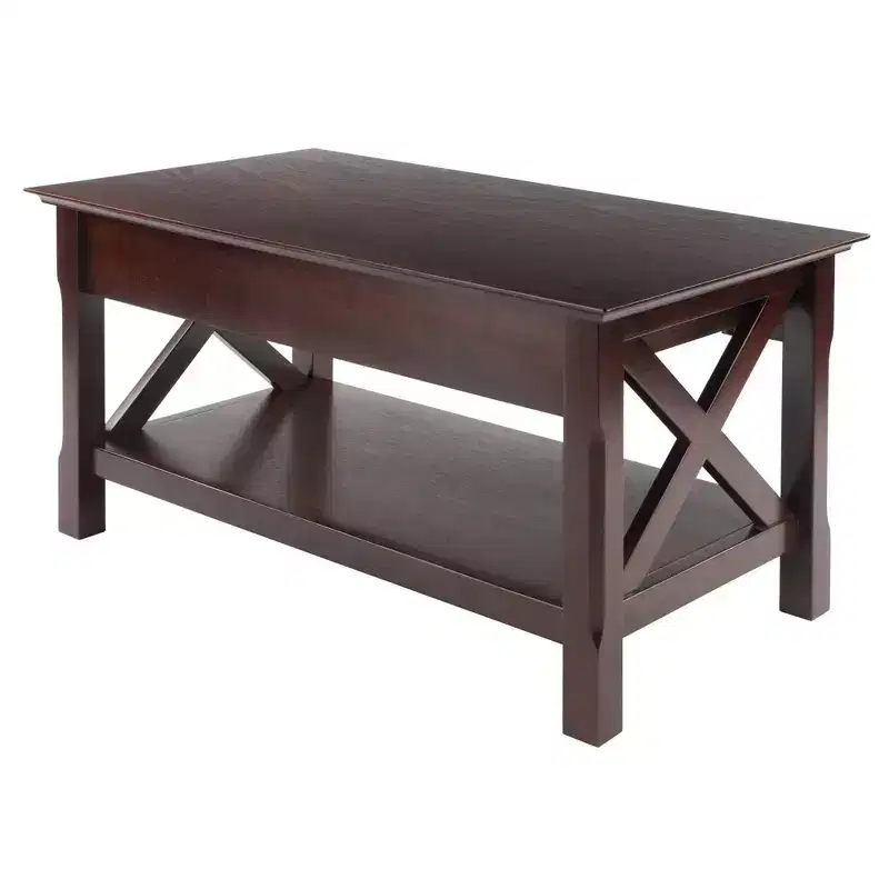 Xola Coffee Table with 2 Drawers - Cappuccino - Winsome