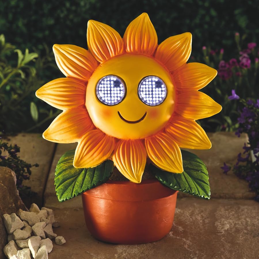 Solar Sunflower Garden Light Waterproof LED Ornament