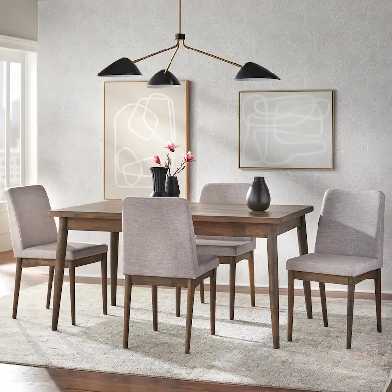Simple Living Element Mid-Century Dining Table - Walnut