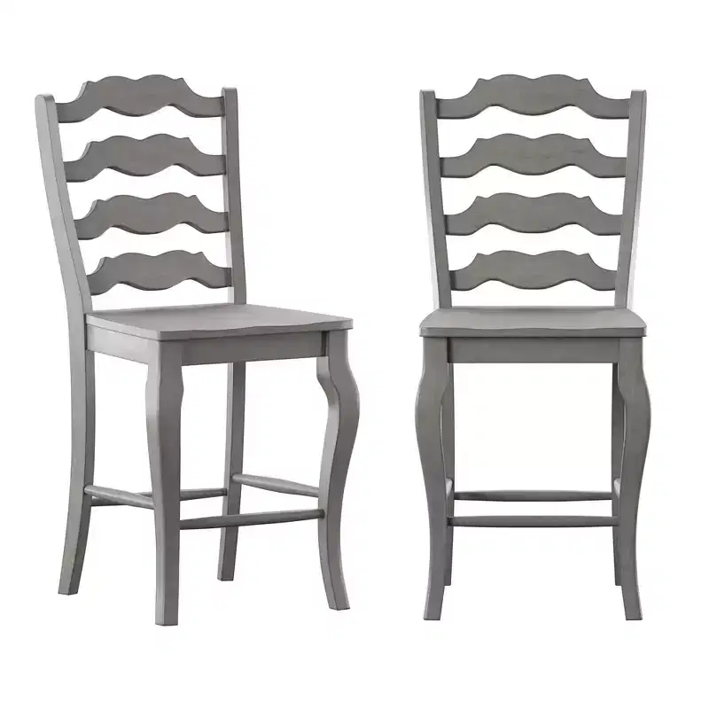 South Hill French Ladder Counter Stools - Set of 2 - iNSPIRE Q