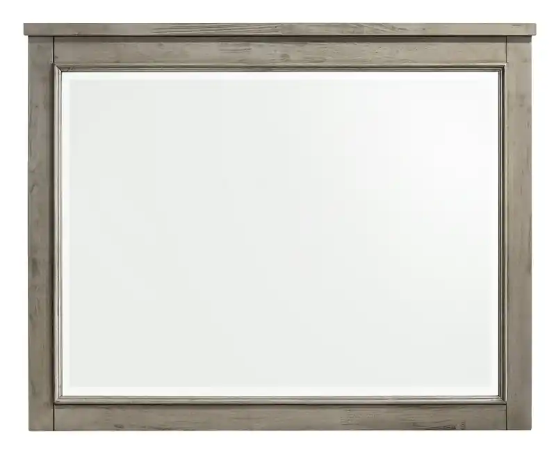 Bedroom Dresser Mirror, Wood - Drift Grey