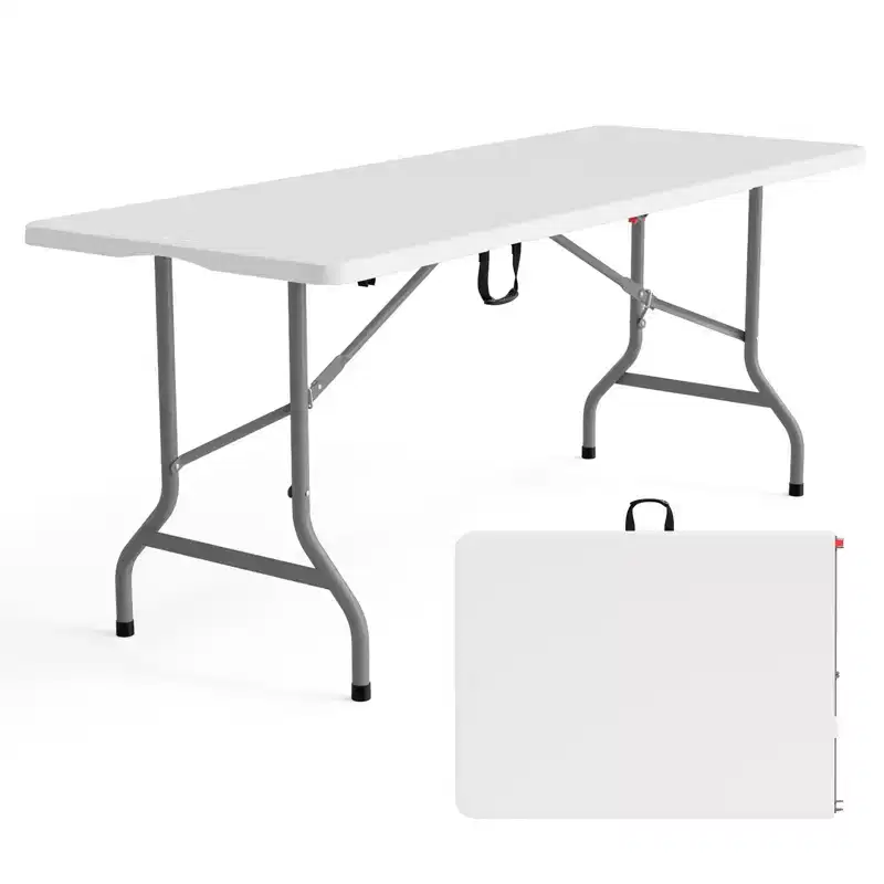 Karl Home 6 FT. Patio Plastic Portable Folding Table