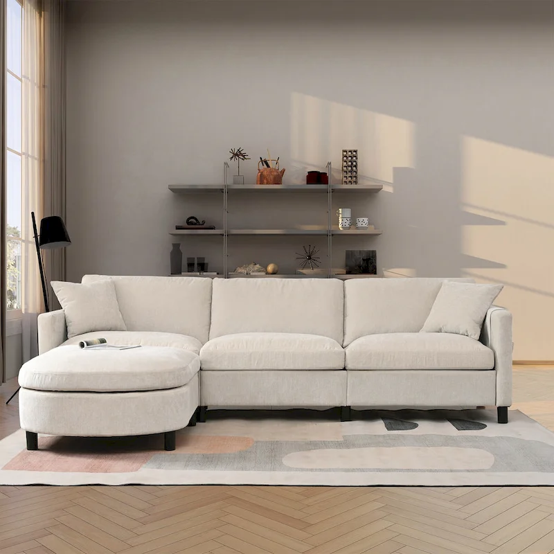 Wooden Frame Free Combination Sofa Couch