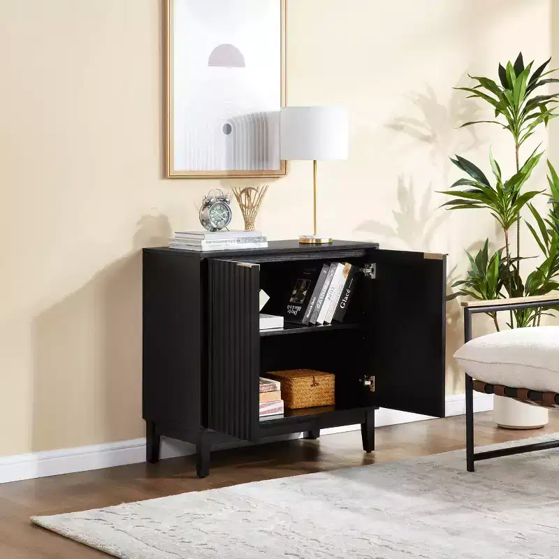 Small Accent Sideboard Cabinet, Compact Storage Cabinet for Kitchen, Dining Room, or Living Room