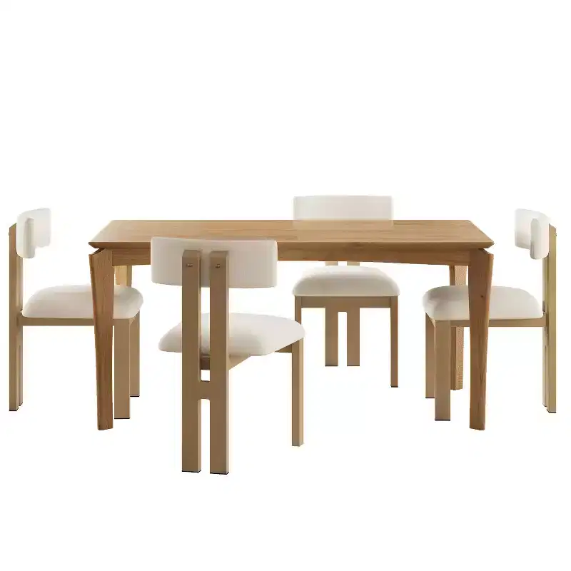 Christopher Knight Home Willow 5 Pieces Wood and Metal Upholstered Dining Set