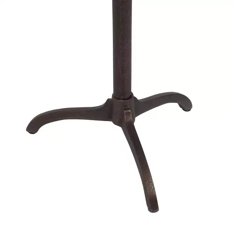 Kate and Laurel Henshall Metal Round Side Table, Bronze, 12x12x24