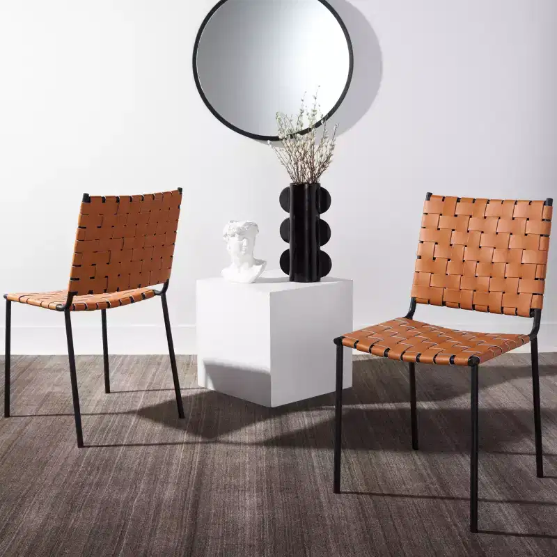 Wesson Woven Dining Chair (Set of 2) - DCH3005 - Safavieh