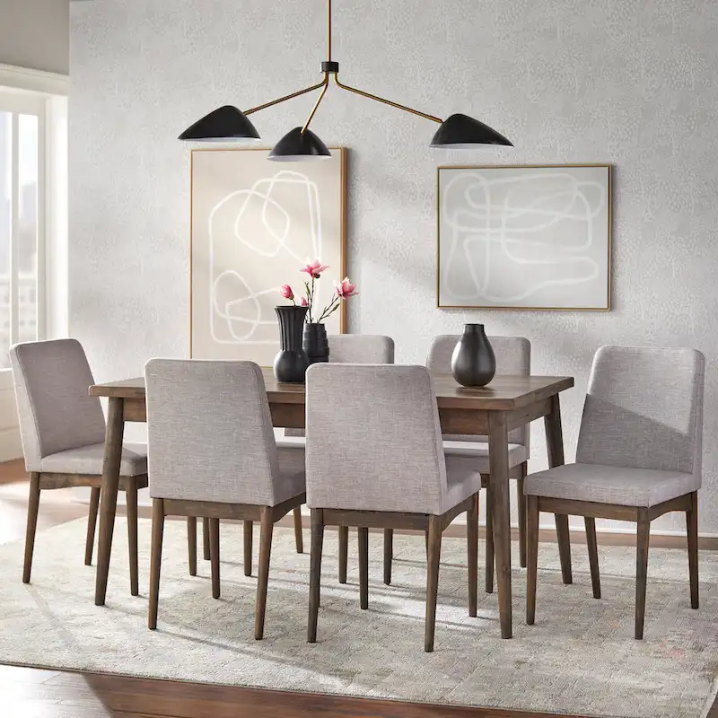 Simple Living Element Mid-Century Dining Table - Walnut
