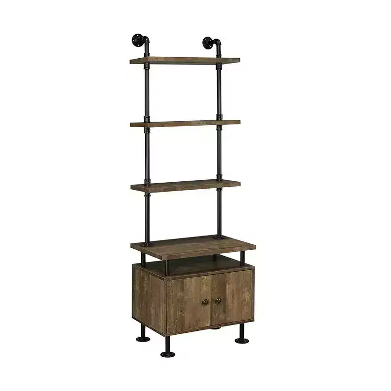 Acme Furniture Ensata II Nightstand Rustic Oak/Black Finish