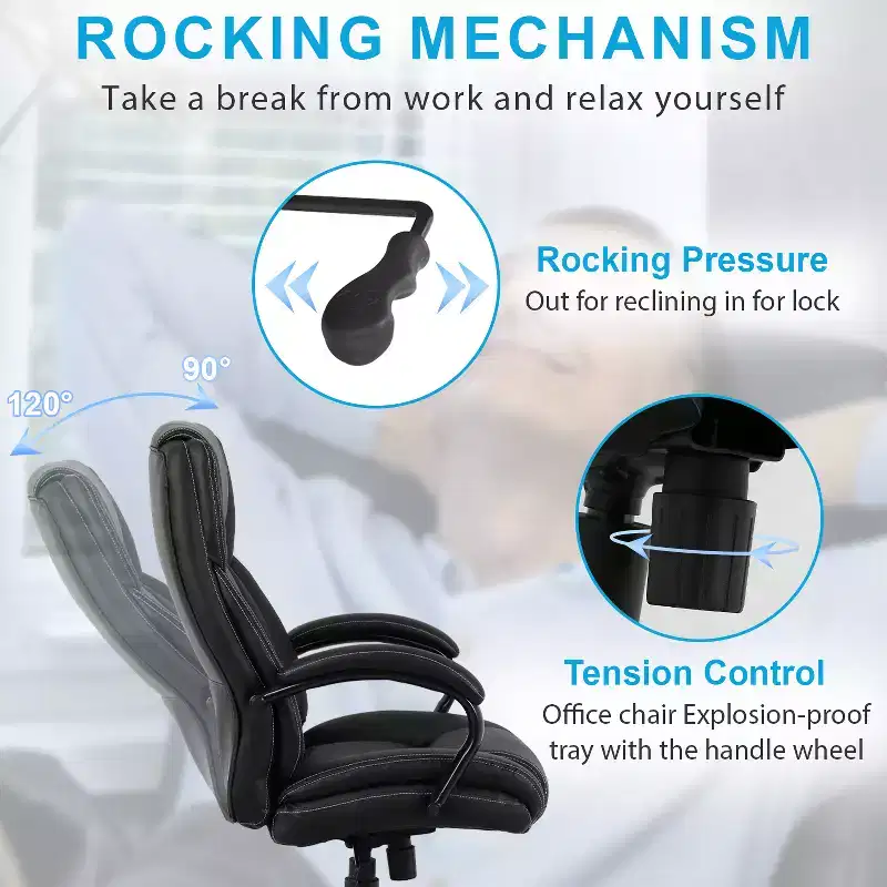BestMassage Big and Tall Office Chair 500lbs Computer Chair Desk Chair