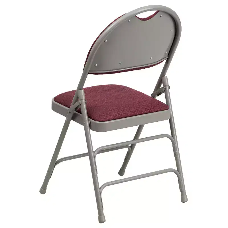 Emma and Oliver 2 Pack Home & Office Easy-Carry Party Events Padded Folding Chair