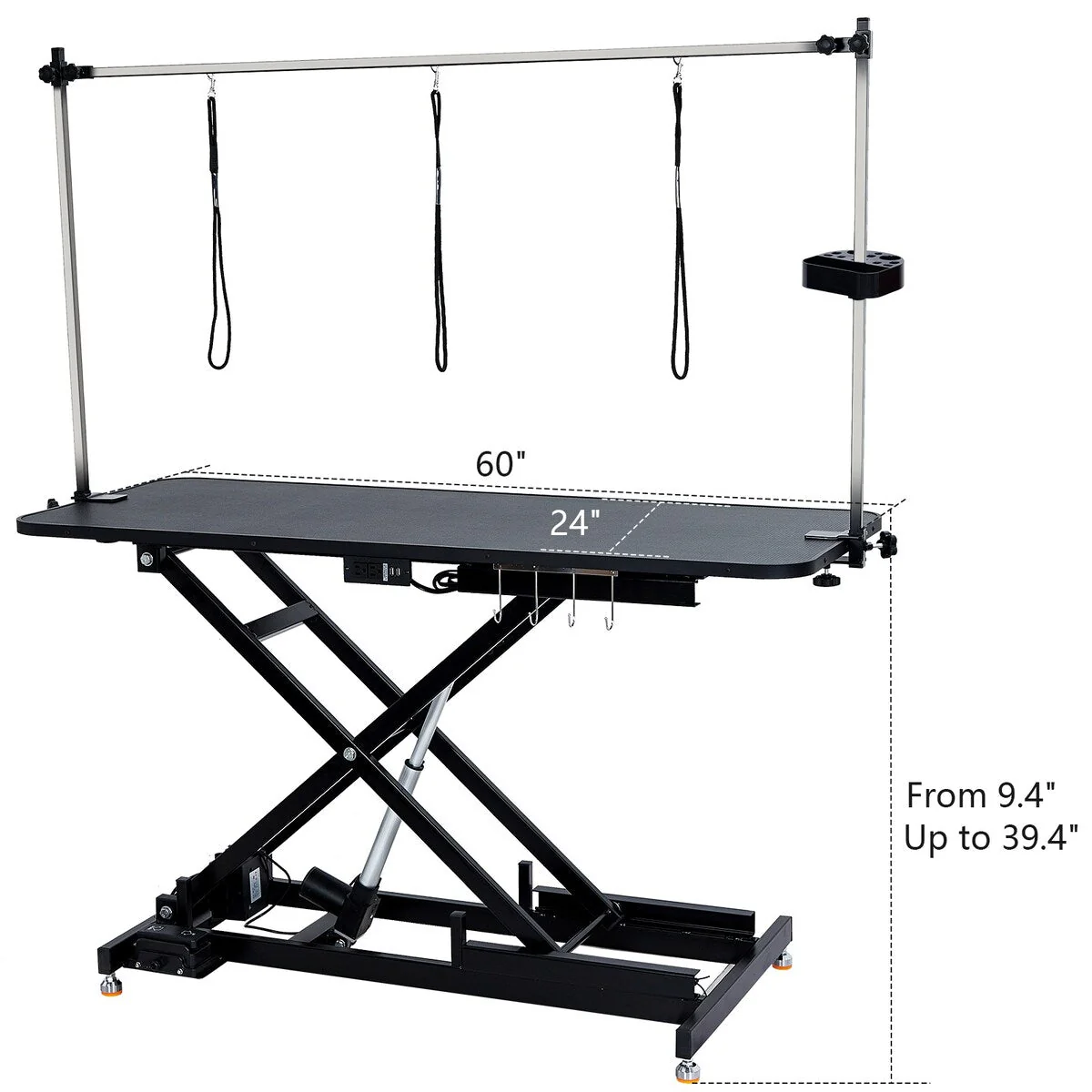 60 Hydraulic Dog Grooming Table Height Adjustable