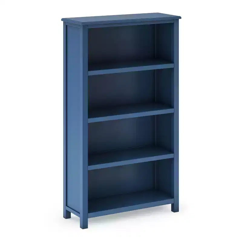 Taiga 4-Shelf Bookcase - 54 Bookshelf and Storage Unit for Bedrooms or Playrooms, Wooden Furniture for Books, Toys, School Supplies