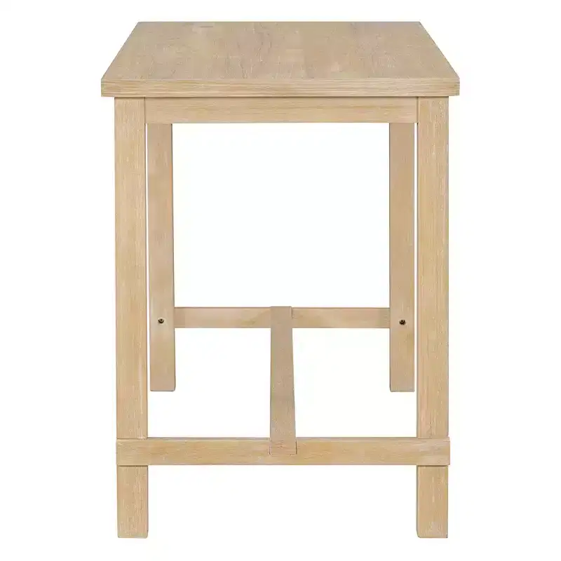 Whisen 5-Piece Counter Height Dining Set with Classic Elegant Table and 4 Chairs