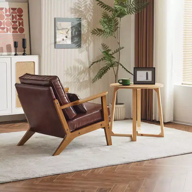 Karl Home Upholstered Single Lounge Chair Accent Chair