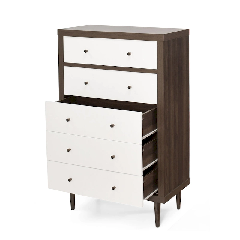 Nystrom Mid Century Modern 5 Drawer Dresser by Christopher Knight Home