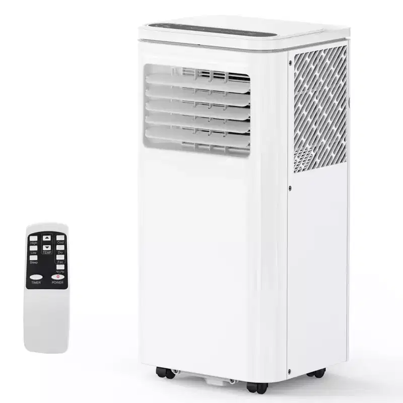 Acekool 8,000 BTU Portable Air Conditioner, 3-in-1 Cooling Fan Dehumidifier, Sleep Mode, 24H Timer, Remote for Rooms up to 350 Sq Ft