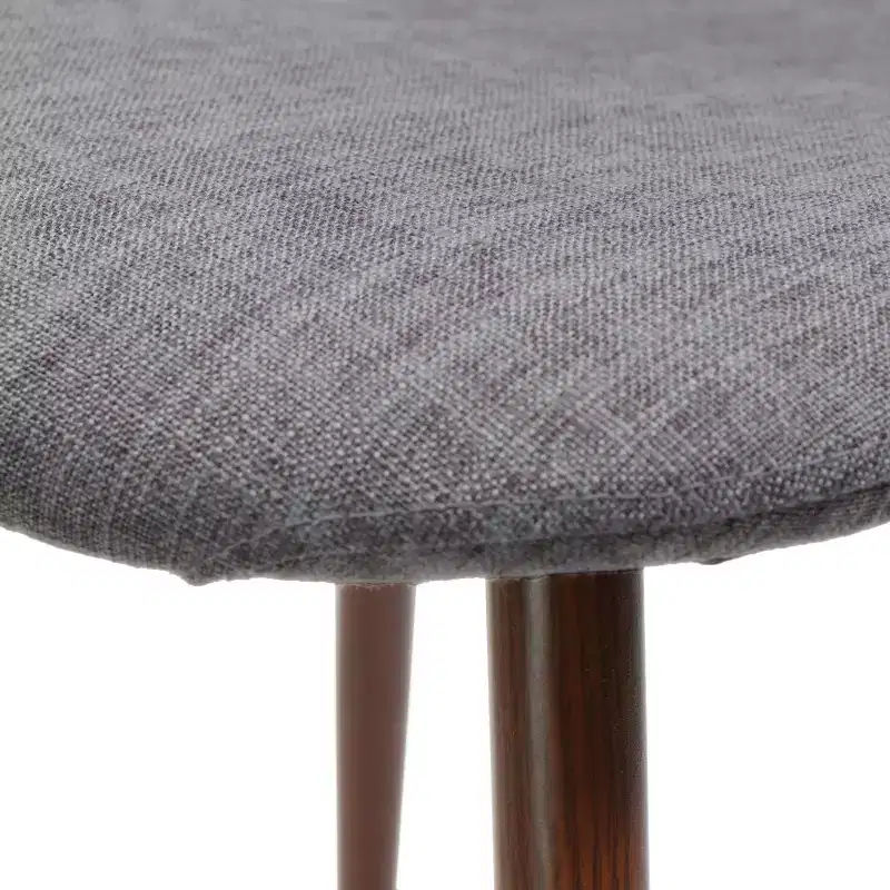 GDFStudio Amnesty Mid Century Upholstered Iron Frame Dining Chairs (Set of 2)