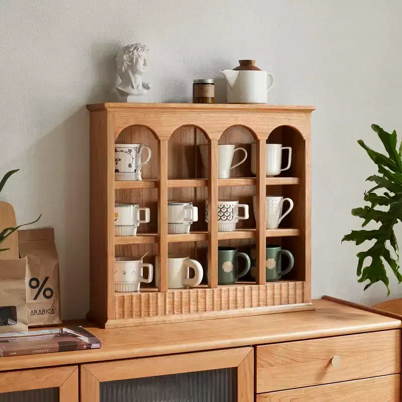 Christopher Knight Home Raglan Solid Wood 22H x 24 W Cup Storage Rack