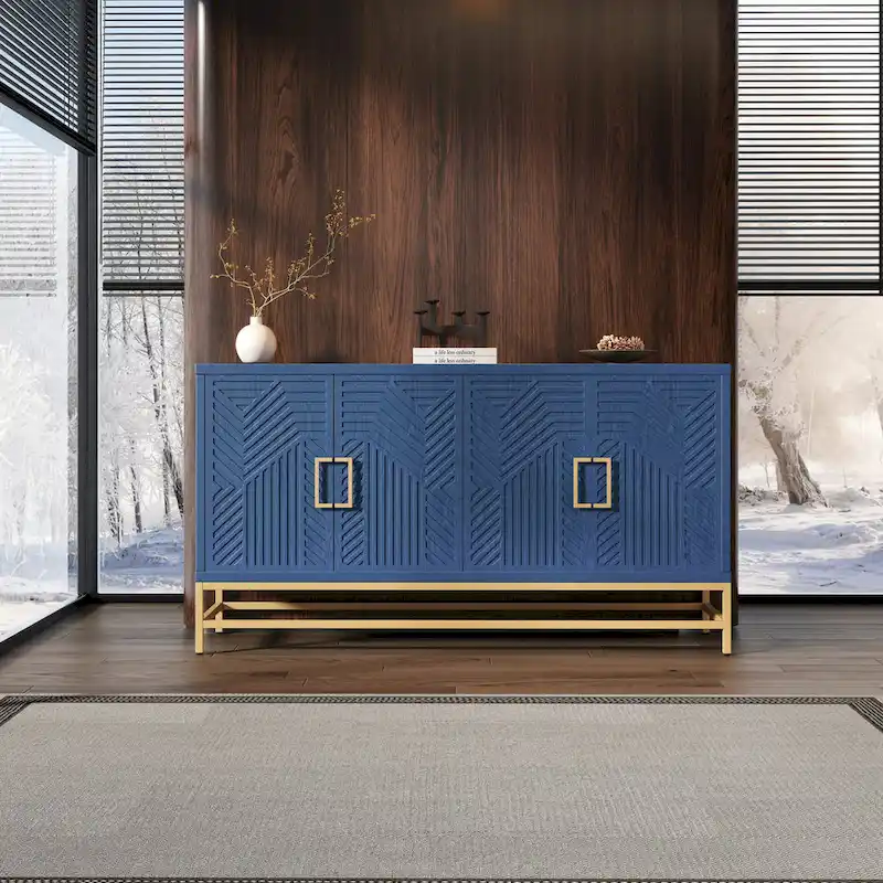 Sideboard Buffet Cabinet with Adjustable Shelves