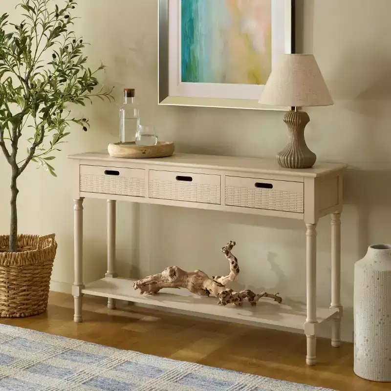 Landers 3Drw Console Table - CNS5711 - Safavieh