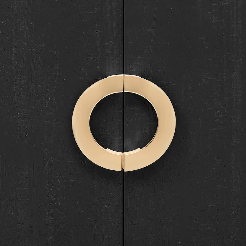 Sophisticated Fir Veneer Cabinet with Textured Finish