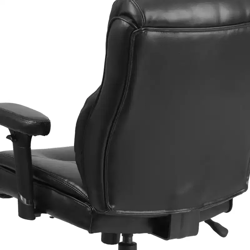 Emma and Oliver 400 lb. Big & Tall Mid-Back Swivel Clean Line Stitch Ergonomic Task Office Chair
