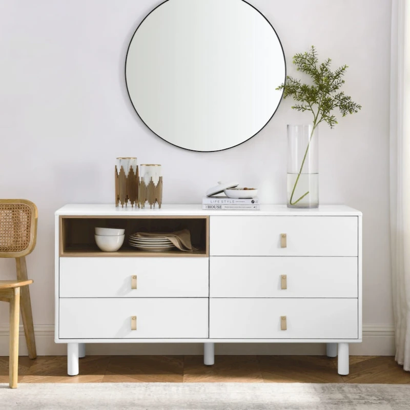 With 5 drawers storage cabinet drawer cabinet multifunctional storage cabinet modern drawer cabinet