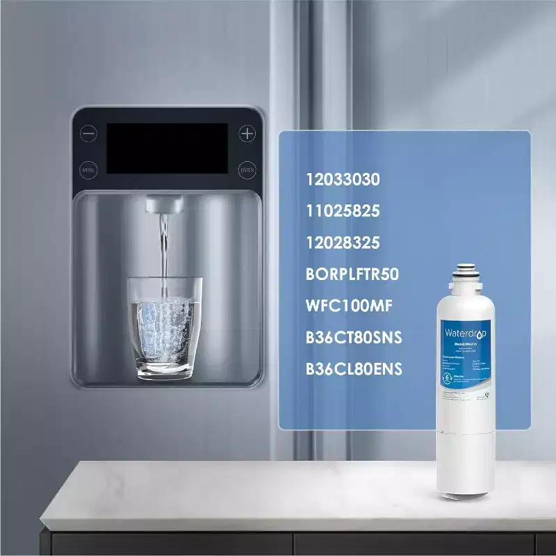 Waterdrop BORPLFTR50 Replacement for Bosch Ultra Clarity Pro 11032531, 12033030, 11025825,NSF 42 and 372 certified, Refrigerator Water Filter(1)