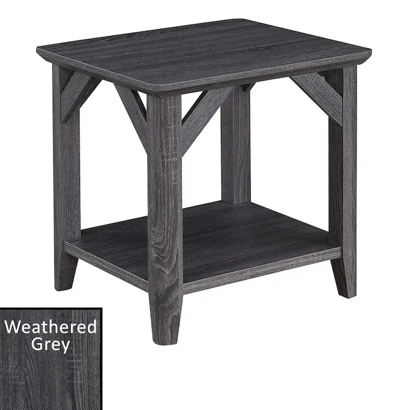Convenience Concepts Winston End Table with Shelf