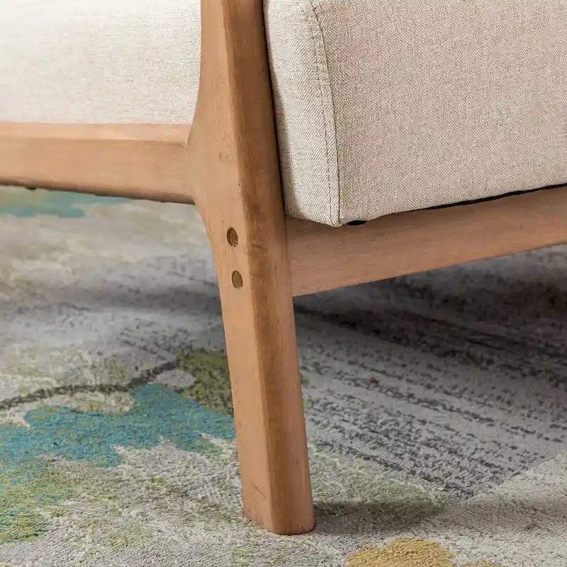 Ebello Modern Solid wood Accent Chair