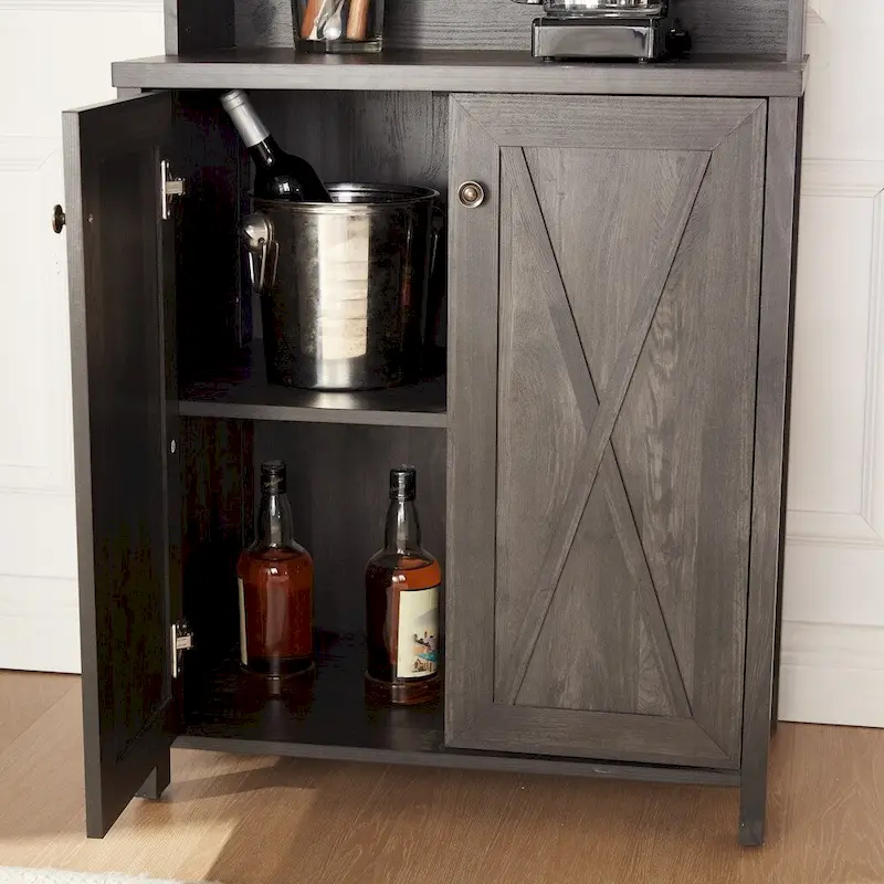 Sideboards Buffets Bar Cabinet with Wine Rack