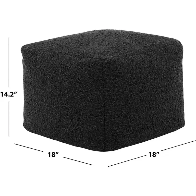 Samuels Boucle Pouf - SFV5041 - Safavieh Couture