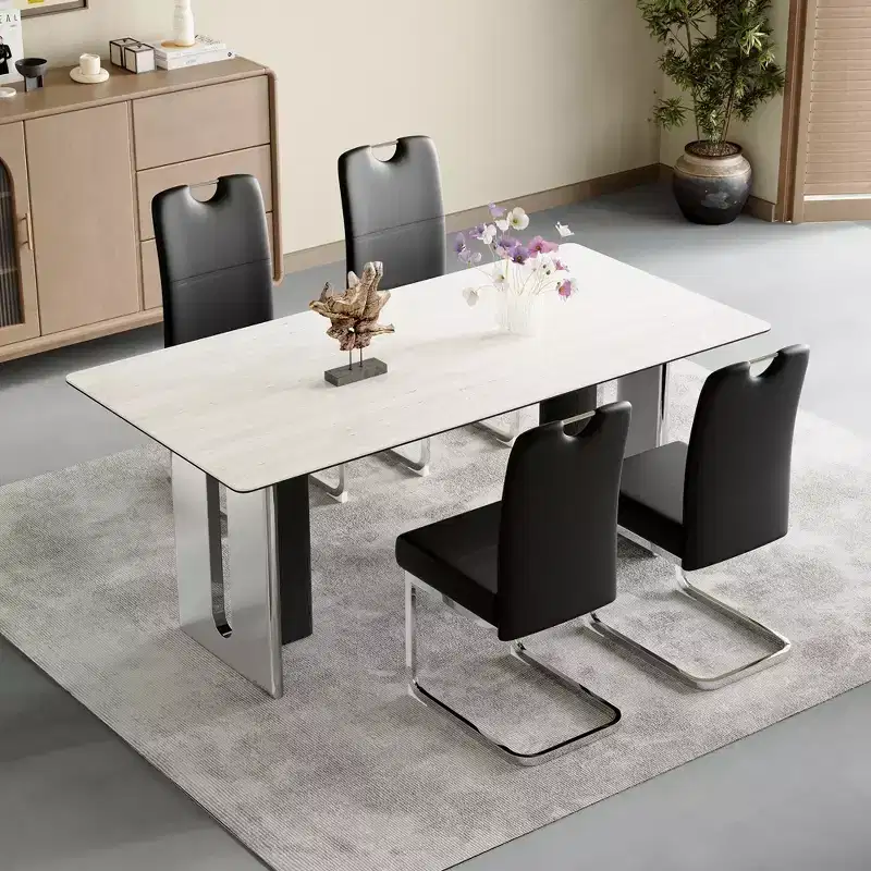 MAYEERTY Set of 4 Thickened Dining Chairs with Ergonomic Comfort for Home Office