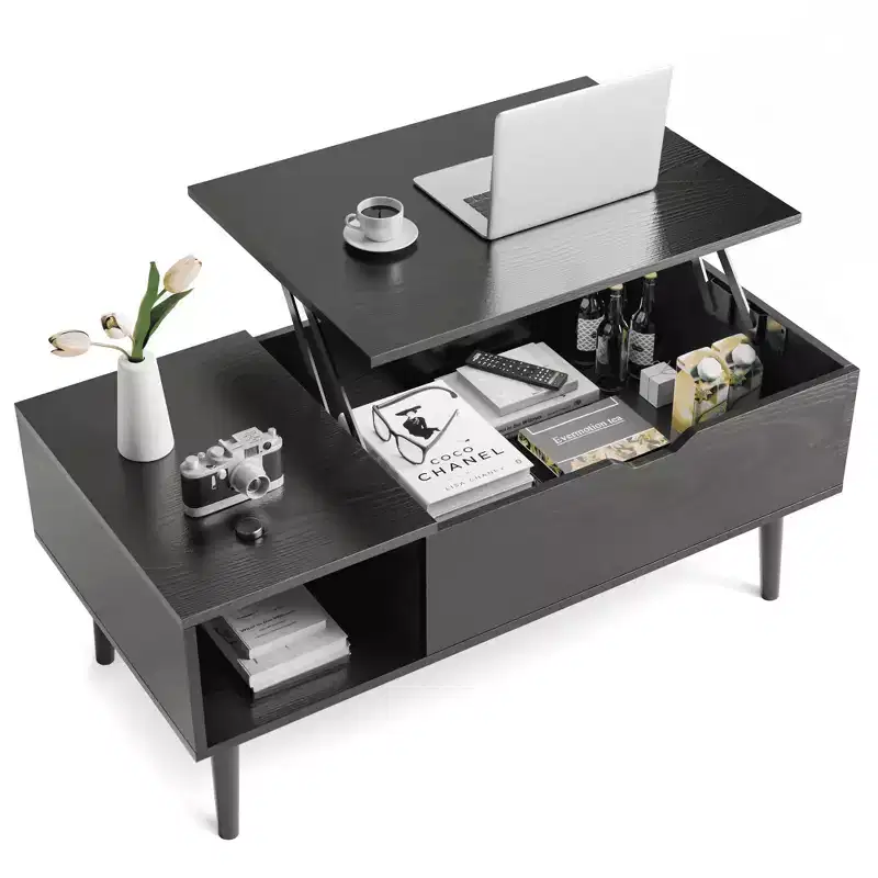 Coffee Table - Lift Tabletop with Storage for Living Room