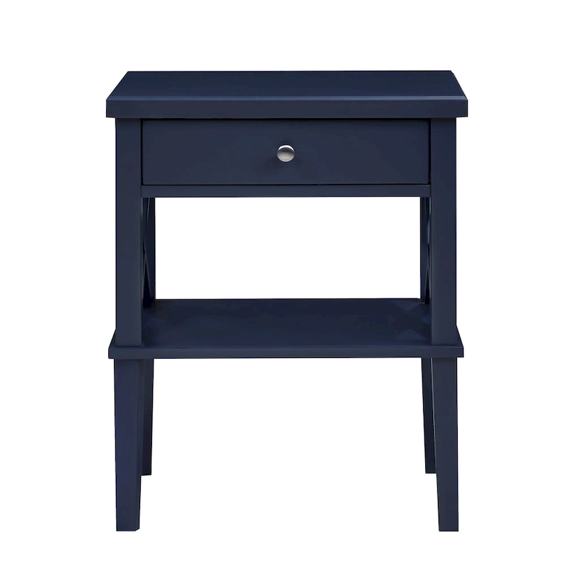 Copper Grove Castle Creek Wooden Nightstand with Lower Shelf